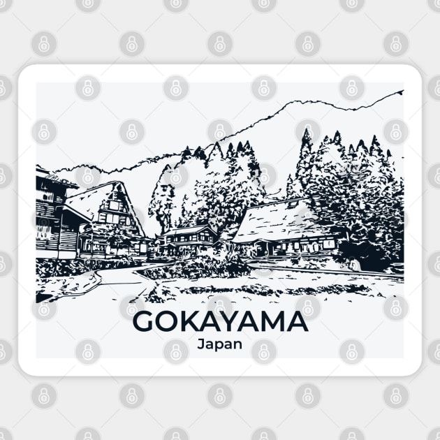 Gokayama - Japan Magnet by Lakeric